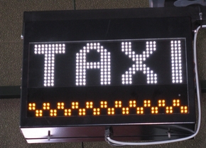 Taxi-sign
