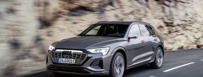 Audi Q8 e-tron essai 55 Quattro 2023