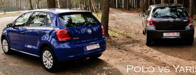 Rijtest Volkswagen Polo bleumotion technologie vs toyota yaris d4-d