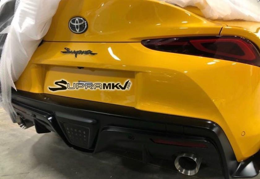 Toyota Supra achterkant 2019