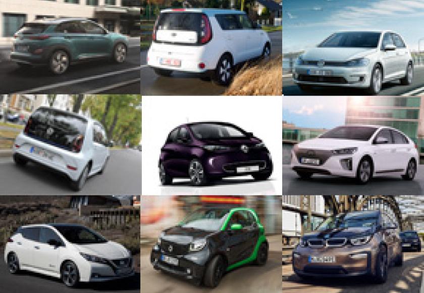 9 ideale Elektrische auto's 2018