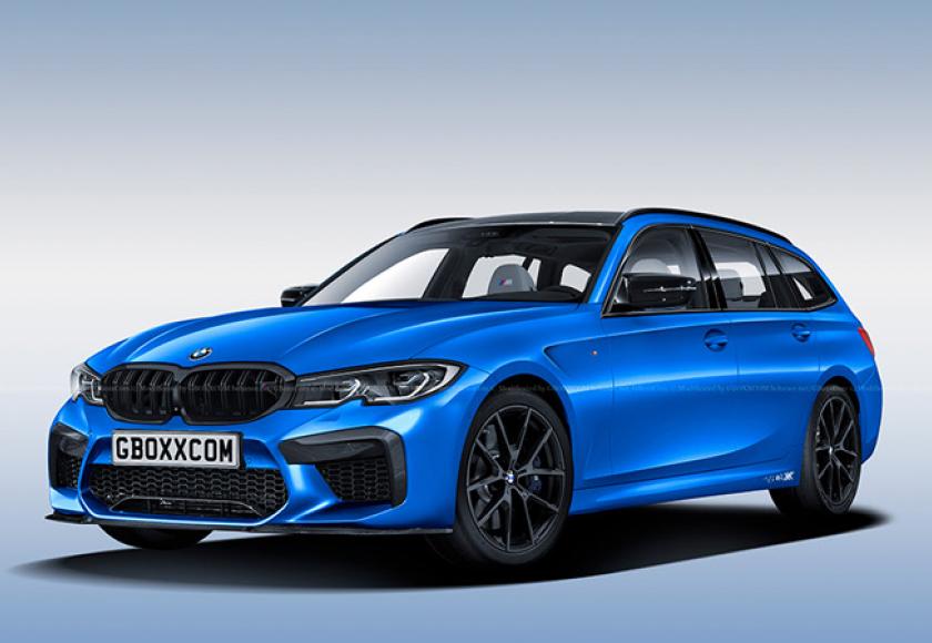 bmw m3 touring render 2019