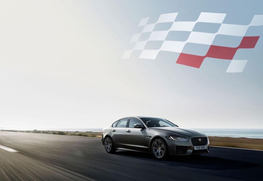 jaguar xf chequered flag