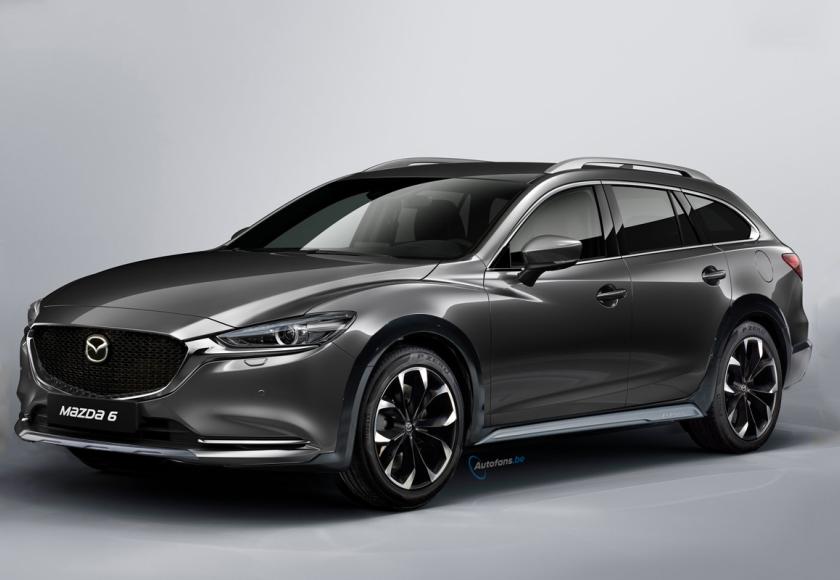 mazda 6 wagon x front render