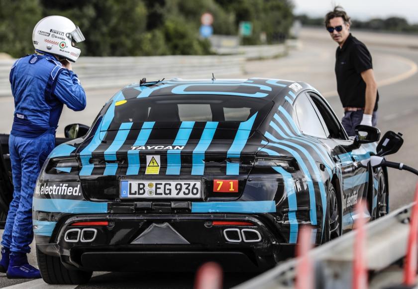 porsche taycan speed