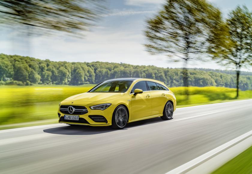 Mercedes-AMG CLA 35 Shooting Brake 2020 test