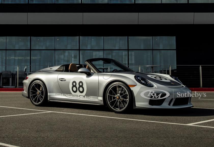 Porsche 911 Speedster 991 veiling RM Sotheby's