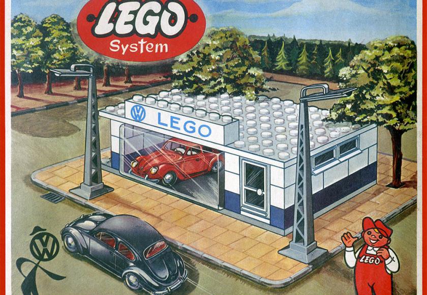 Lego Volkswagen Esso 1950s