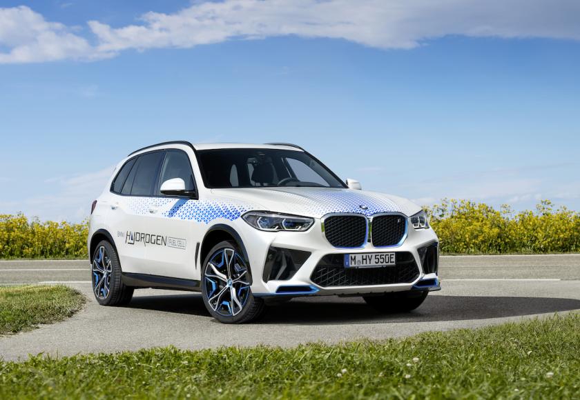 BMW iX5 waterstofauto 2021 voorkant
