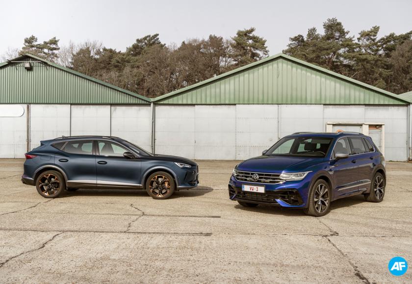 Cupra Formentor VZ vs Volkswagen Tiguan R 2021