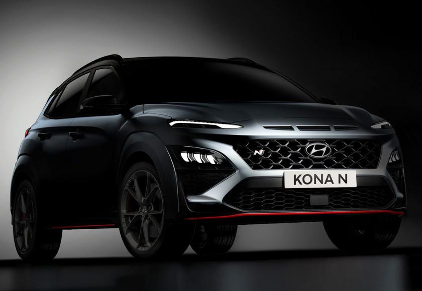 Hyundai Kona N teasers (2021)