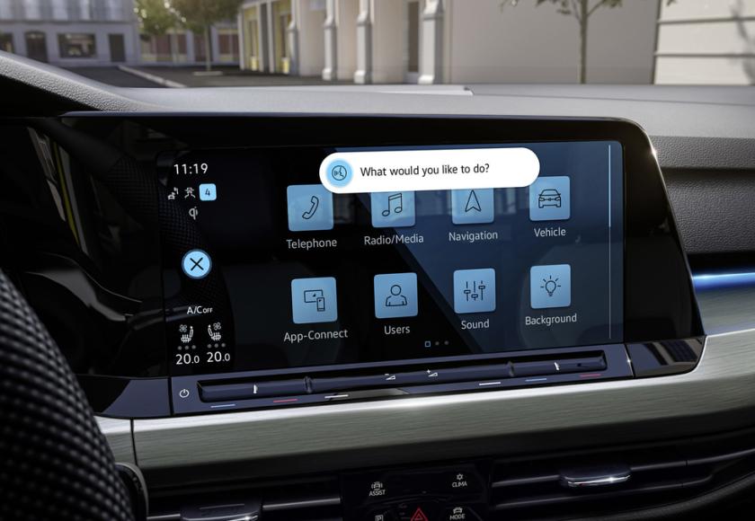 Volkswagen Golf 2022 infotainmentsysteem