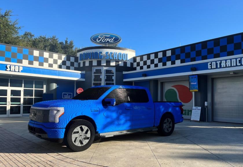 Lego Ford F-150 Lightning full scale