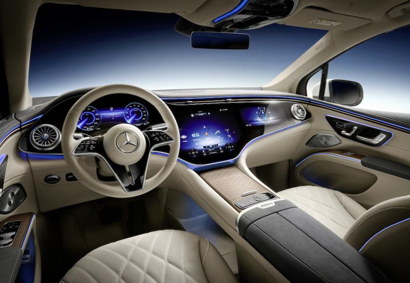 Mercedes EQS SUV Teaser 2022
