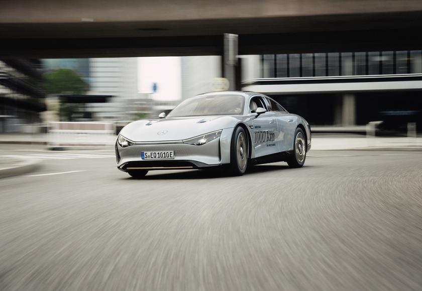 Mercedes EQXX 1202 kilometer 2022