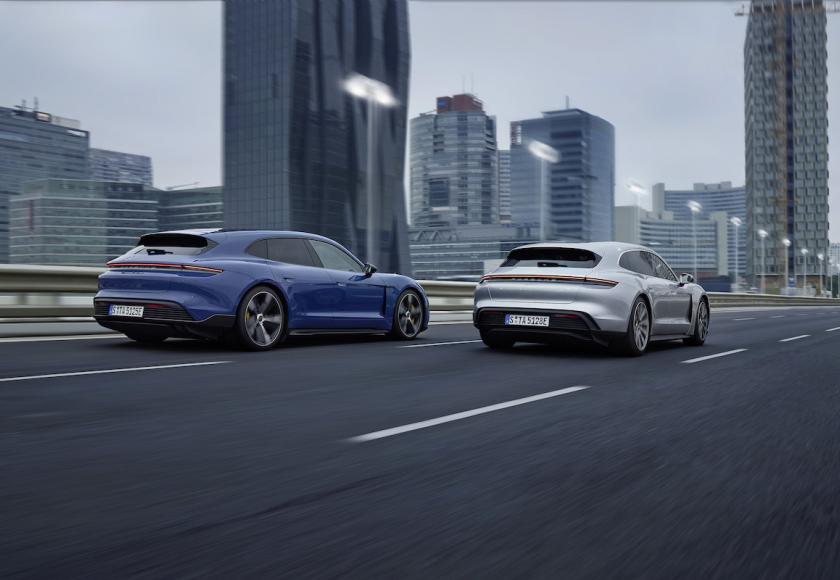 Porsche Taycan Sport Turismo versies