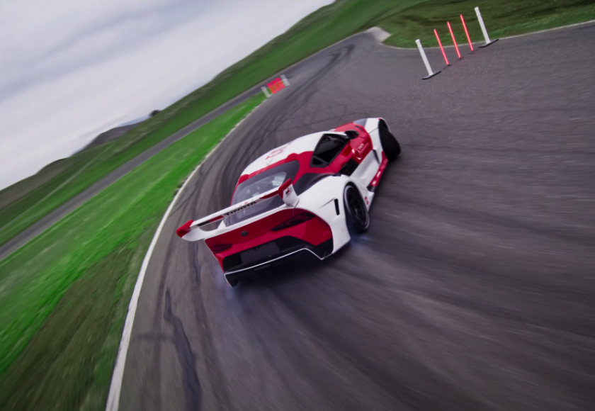 Toyota Supra autonome drift 2022