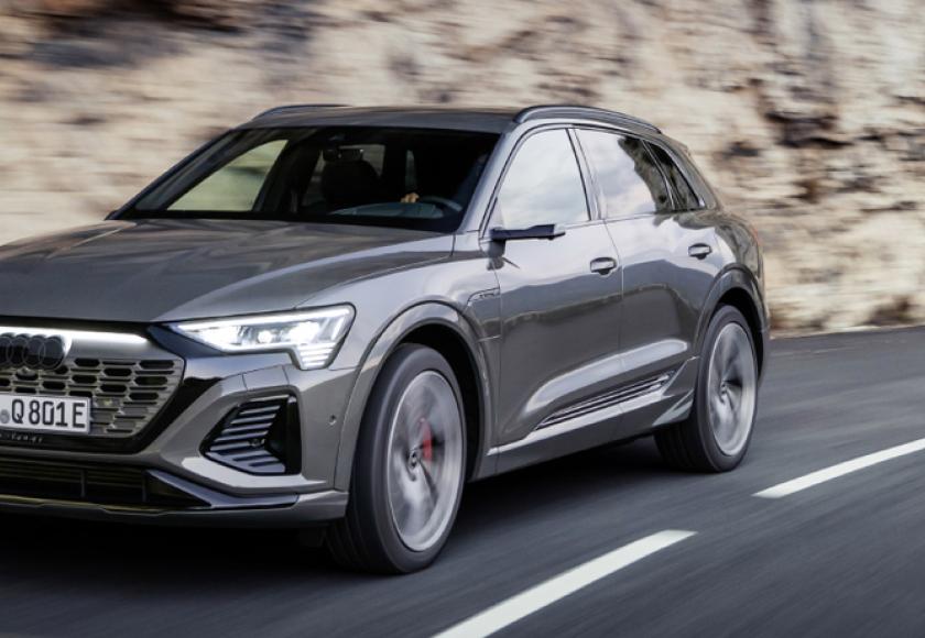 Audi Q8 e-tron rijtest 55 Quattro 2023