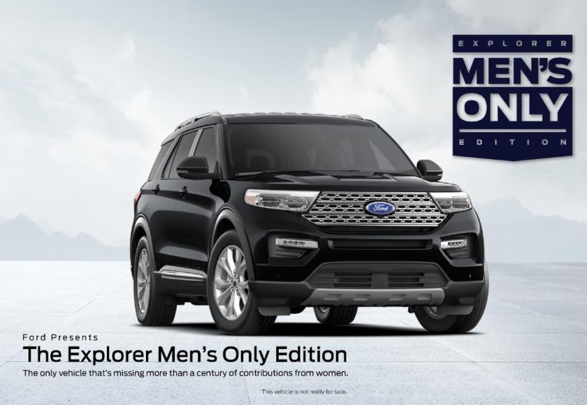 Ford Explorer Men's only edition