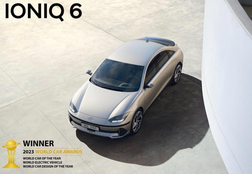 Hyundai Ioniq 6 world car of the year 2023