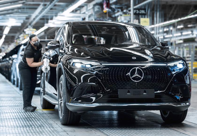 Mercedes EQS SUV productie 2023