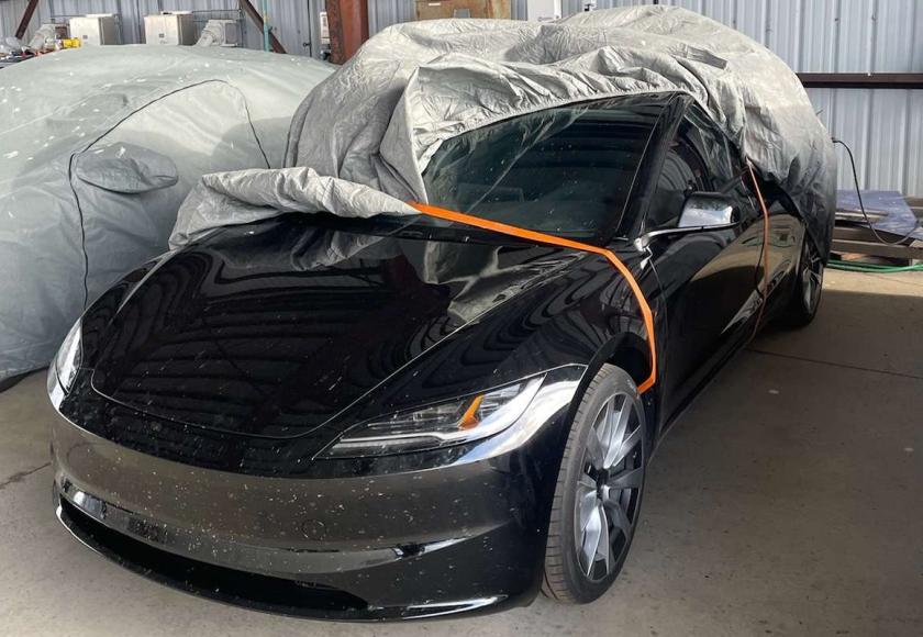 Tesla Model 3 facelift leaked 2023