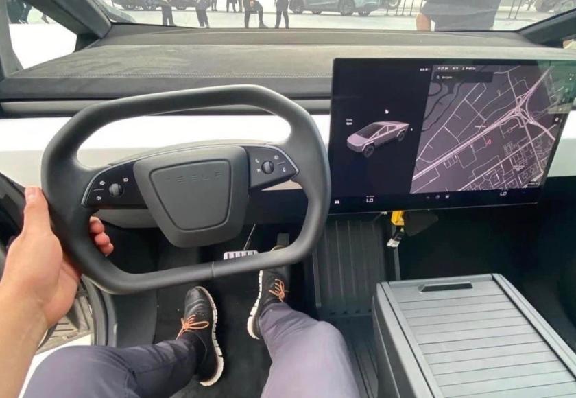 Tesla Cybertruck Interieur gelekt 2023