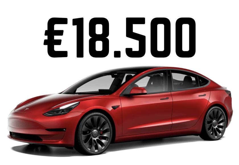 Tesla Model 3 prijs amerika