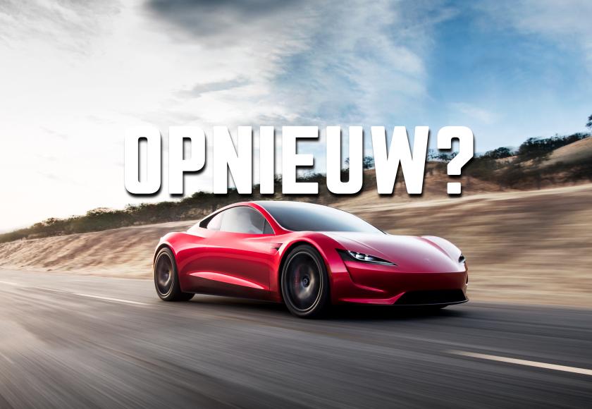 Zucht: Tesla Roadster (nogmaals) uitgesteld