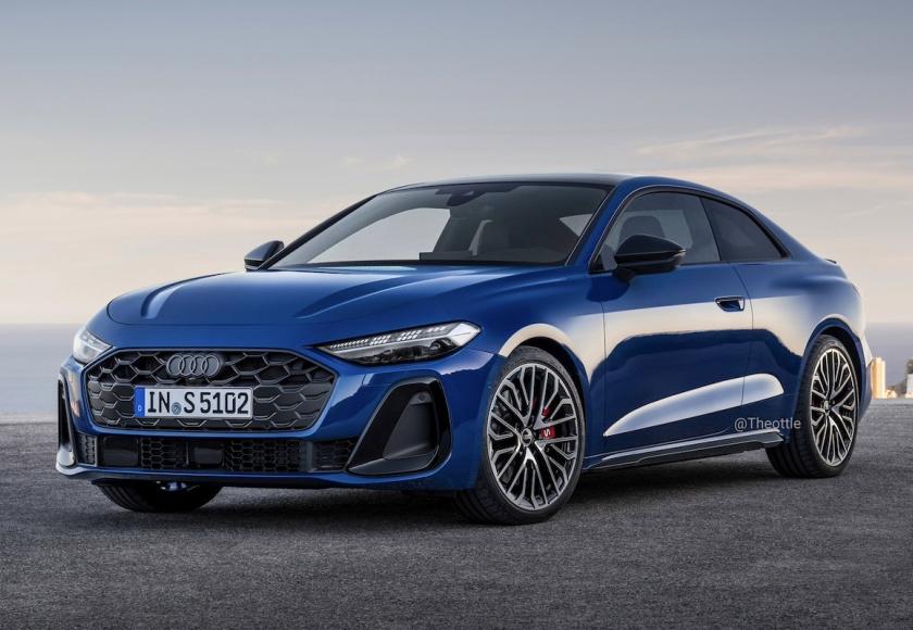 Audi A5 Coupé render Theottle 2024
