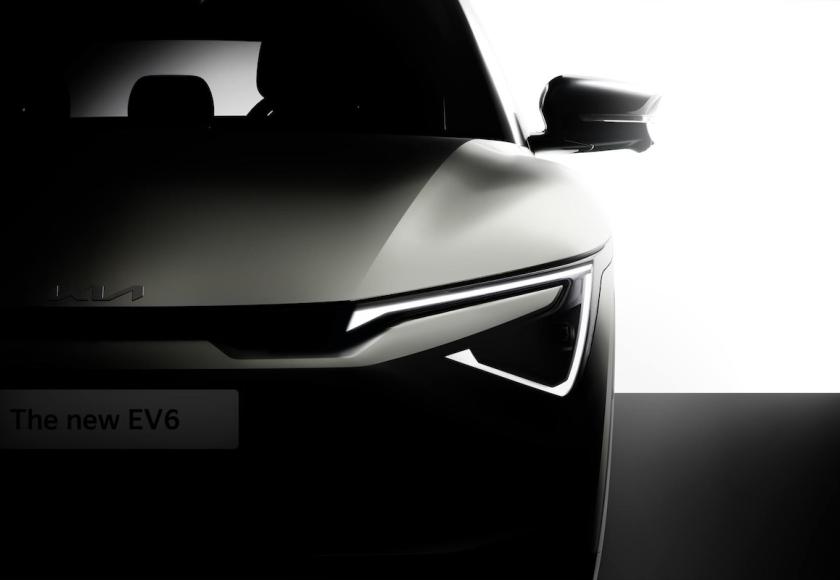 Kia EV6 Facelift teaser 2024