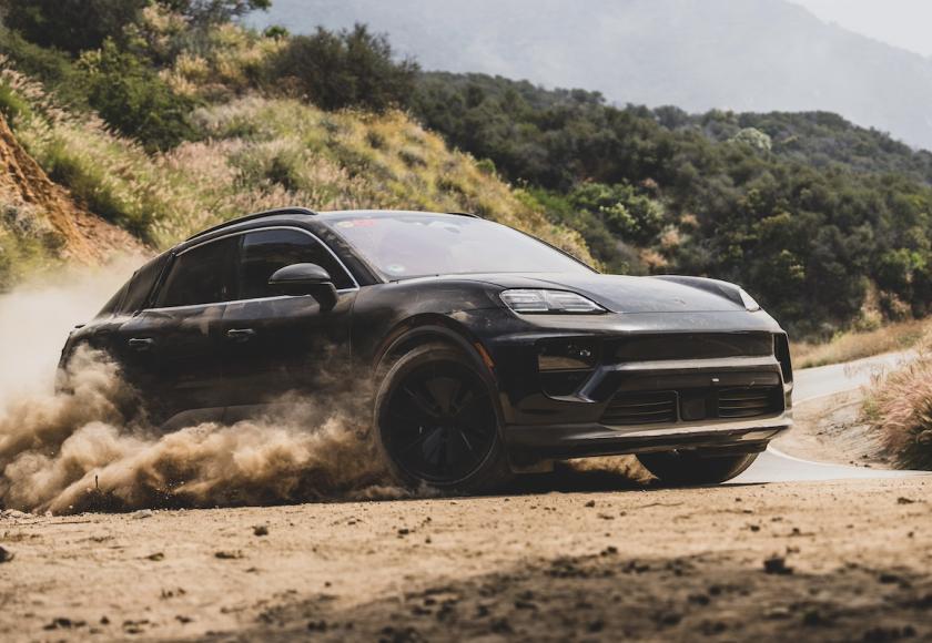 Porsche Macan EV teaser 2024