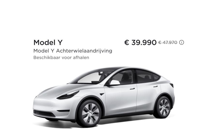 Tesla Model Y Vlaamse Premie info