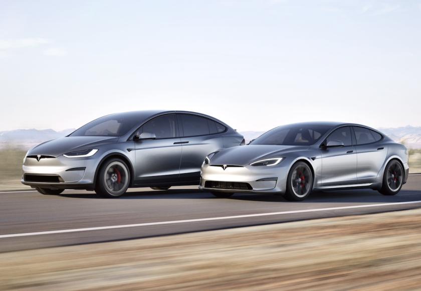 Tesla Model S Model X Lunar Silver 2024