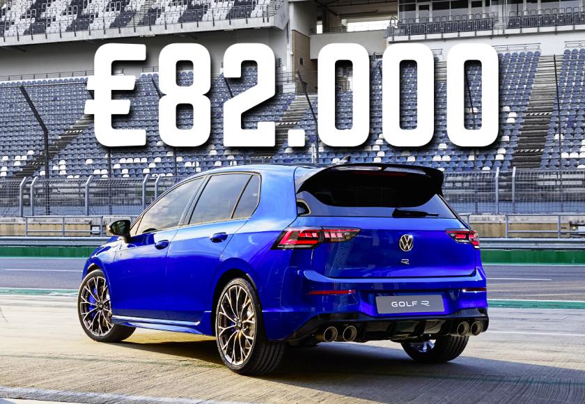 Volkswagen golf R prijs belgie nederland