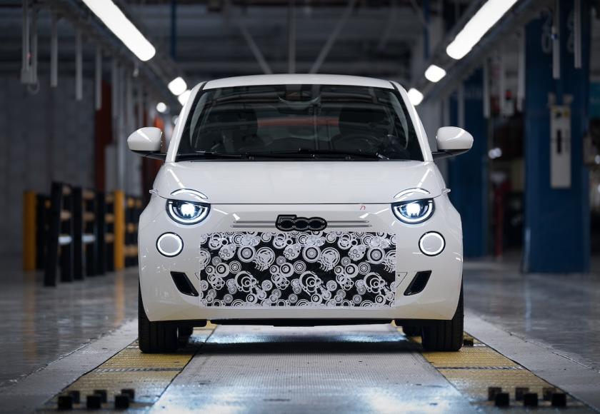 Fiat 500 Ibrida teaser 2025