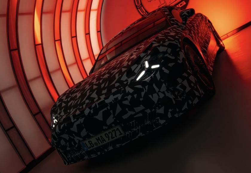 Mercedes-AMG GT EV teaser 2025