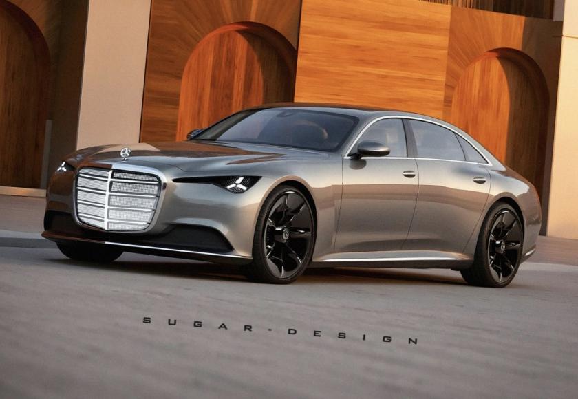 Mercedes S-Klasse Iconic render 2025