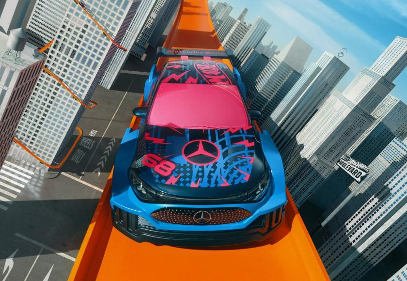 Mercedes CLA Art Car Hot Wheels 2025