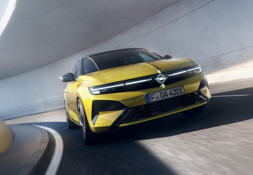opel astra elektric facelift 2025