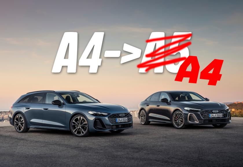 Zucht: Audi A5 na facelift terug door het leven als A4?