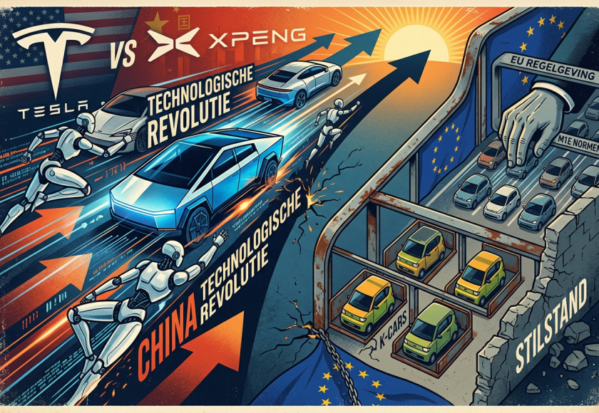 Opinie: Terwijl VS en China technologische revoluties lanceren, dwingt Europa ons in petieterige "K-cars"