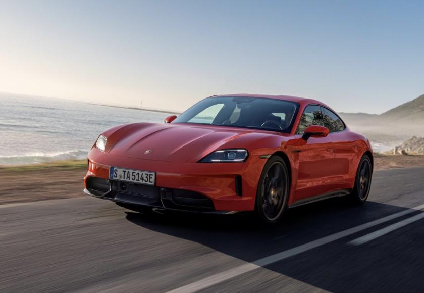 Porsche Taycan update versnellingen 2026