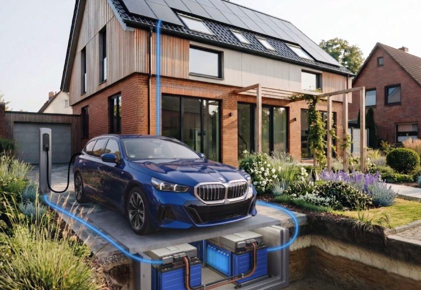 Sett thuisbatterij ondergronds