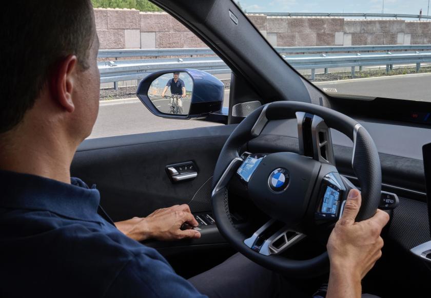 BMW iX3 exit warning 2026