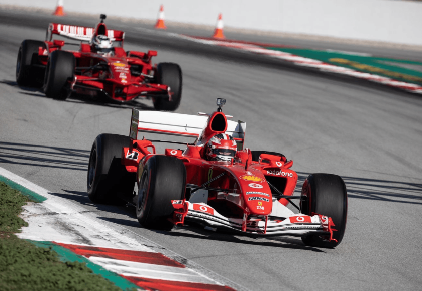 Zo rij ook jij met een Ferrari F1-wagen 