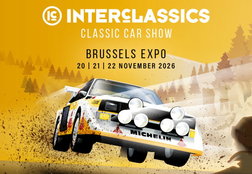 InterClassics Brussels 2026 : les légendes du rallye débarquent au Heysel fin novembre