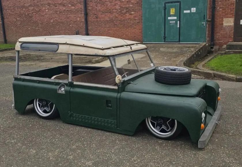 Lager is een Land Rover Defender nog nooit gevallen... letterlijk!