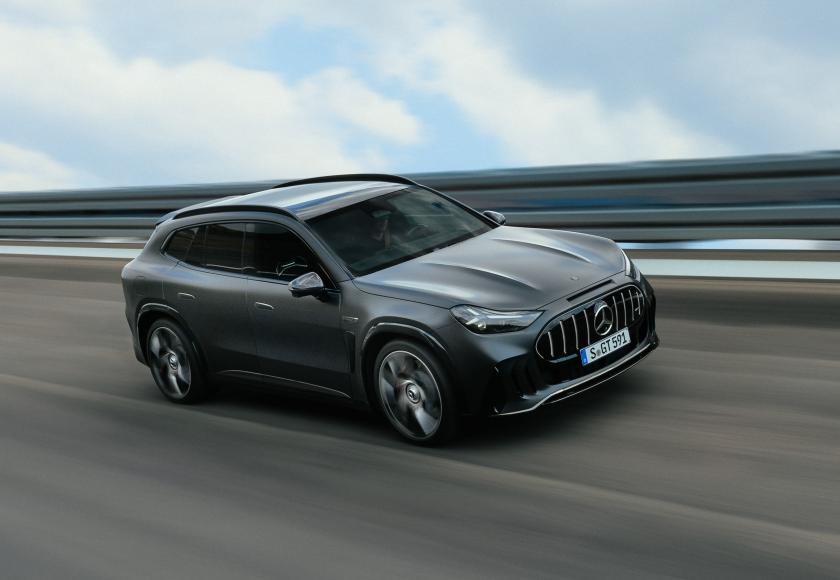 Mercedes-AMG GT SUV steekt 1.169 elektro-pk’s in praktischer jasje (2026)
