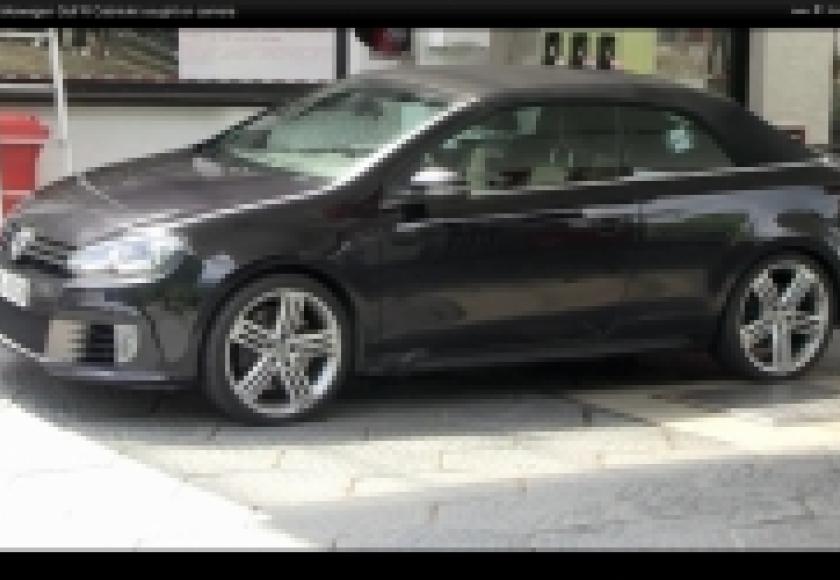 spyvideo volkswagen golf r cabriolet